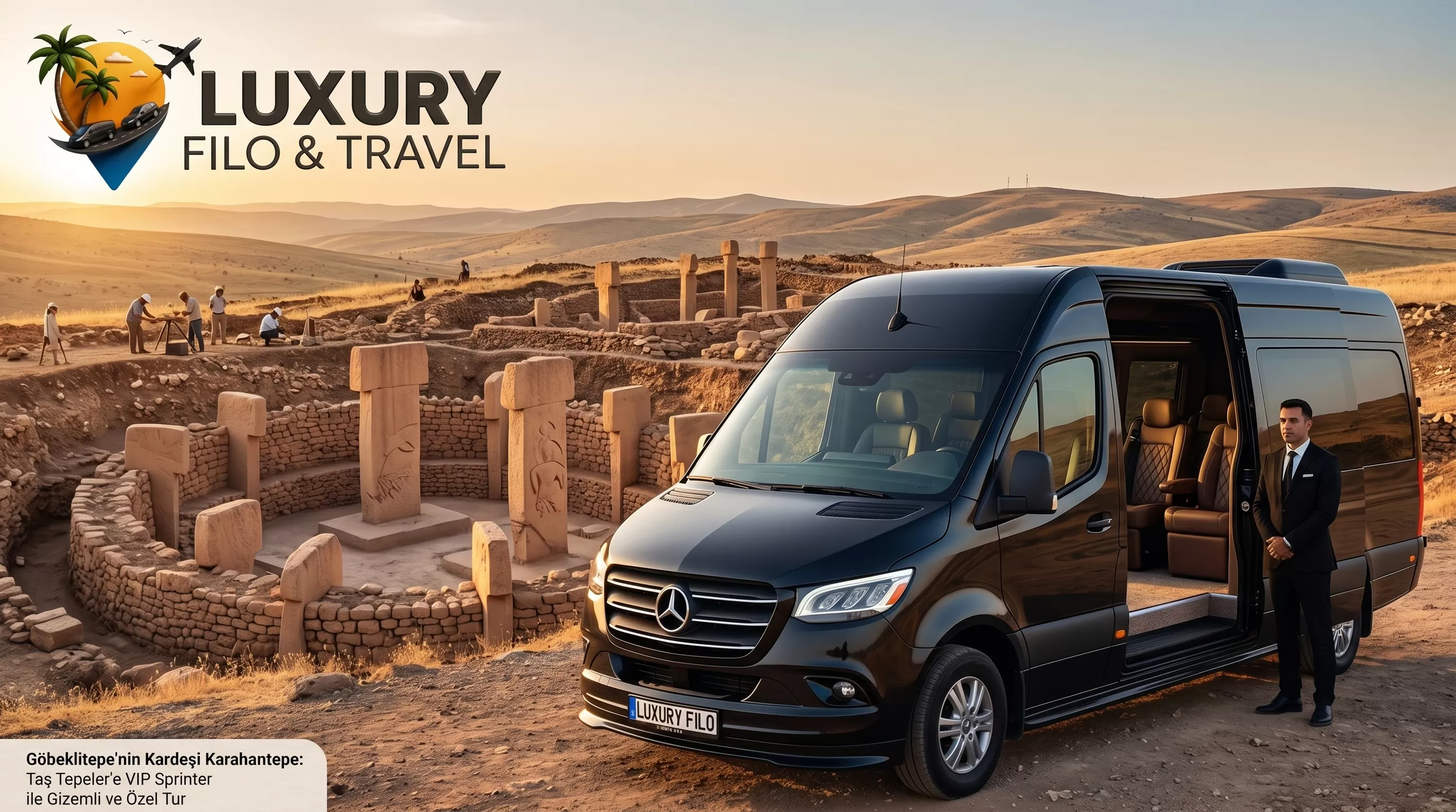 Göbeklitepe'nin Kardeşi Karahantepe: Taş Tepeler'e VIP Sprinter ile Gizemli ve Özel Tur